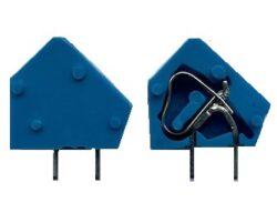Klemmenblock: SM C09 35014 01 VC2 + blue - Schmid-M: Klemmenblock SM C09 35014 01 VC2 + blue; Wire-to-Board, 5,08 mm, 1 Stift, 28 AWG, 12 AWG, 2,5 mm2, Klemme